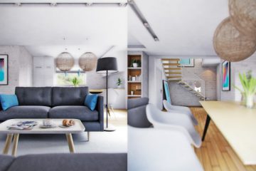 Lighting plays a key role in interior design in the loft style.
