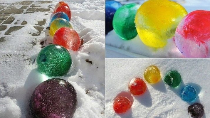 Ice balls in the country